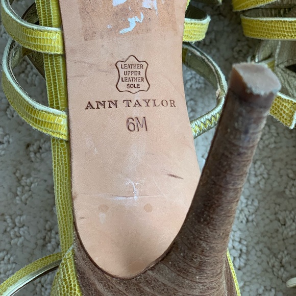 Elegant ANN TAYLOR Woven Heels - Picture 10 of 14